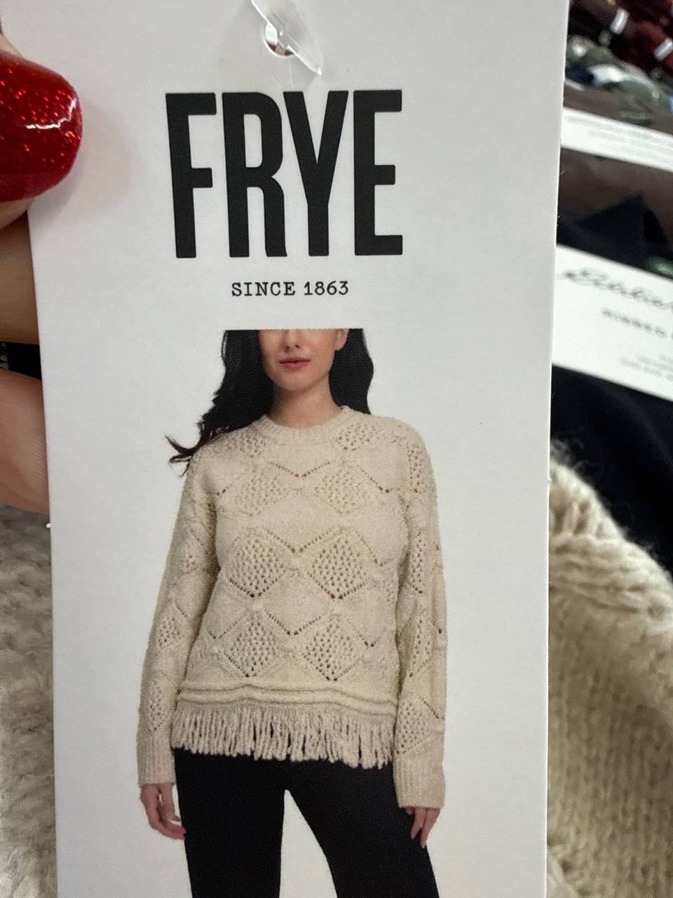  suéter   FRYE