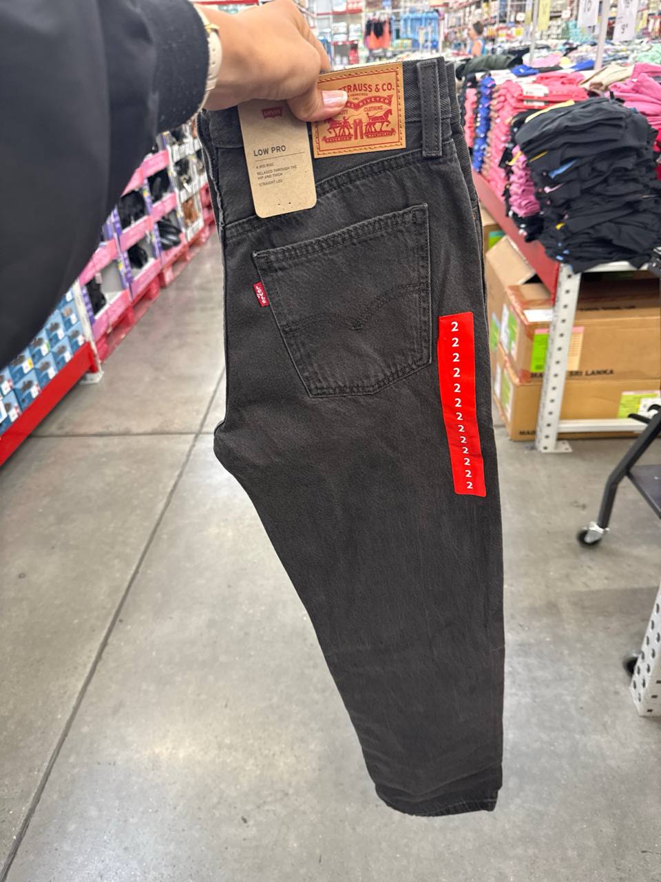   calça Levi’s Low Pro