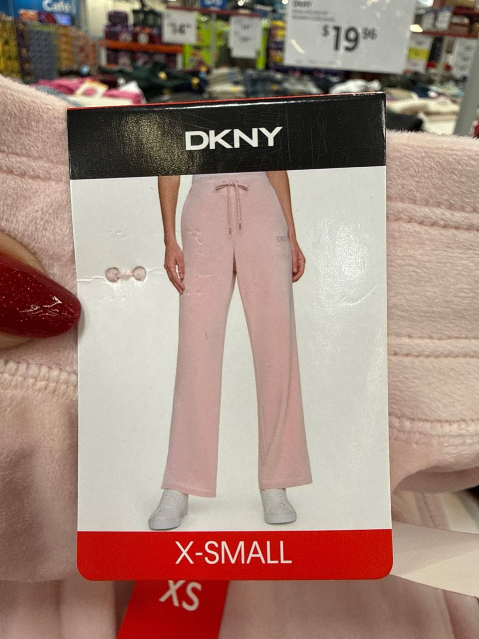  calça  veludo DKNY