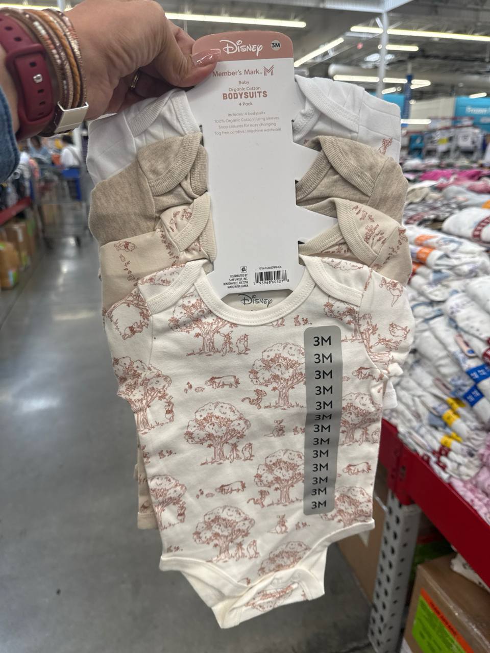 Body suits Disney manga longa 4 peças
