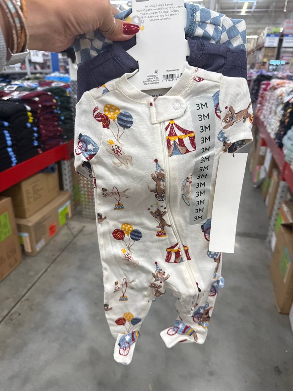 kit 3 peças   pijama Vestuário Kids Baby