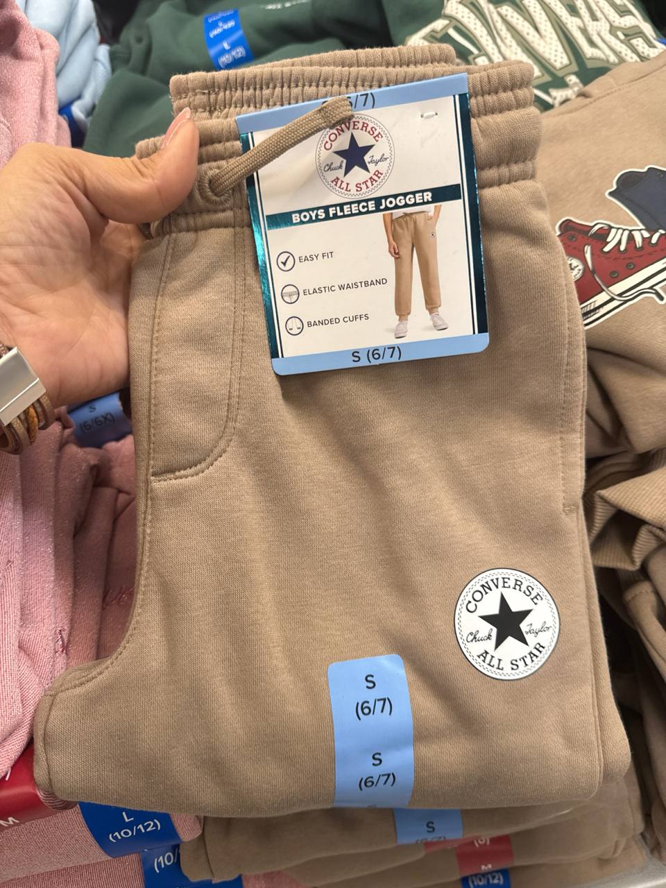 calça com  fleece Converse