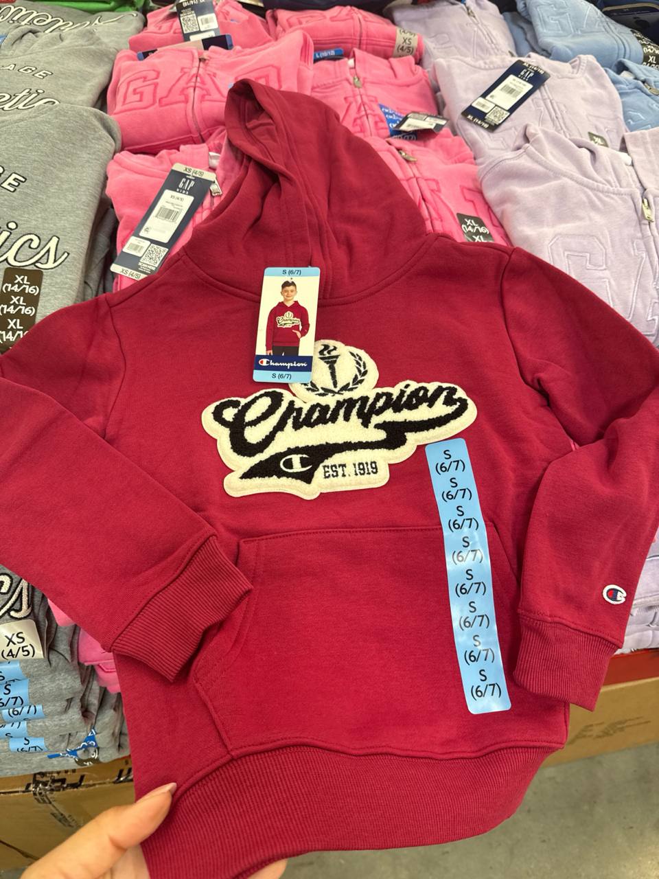 blusa com capuz  e fleece champion
