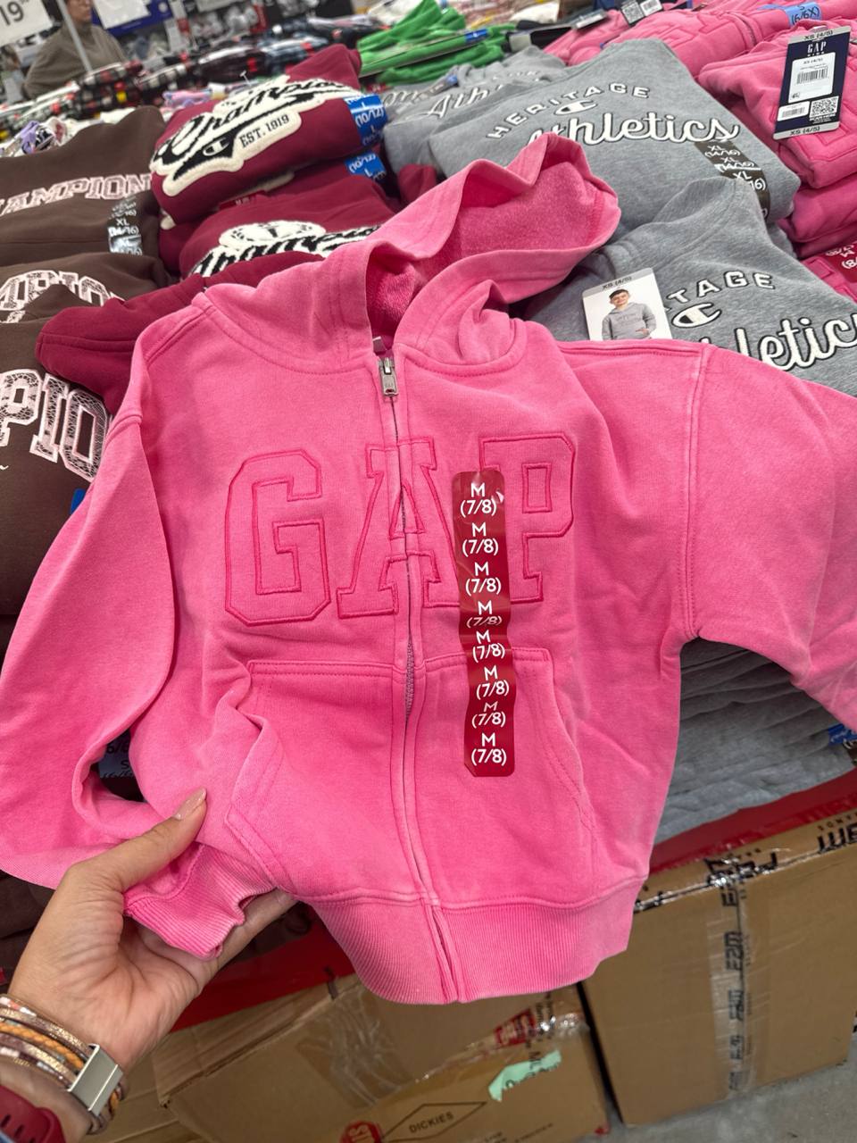 PROMO 29/11 blusa com capuz  e fleece Gap