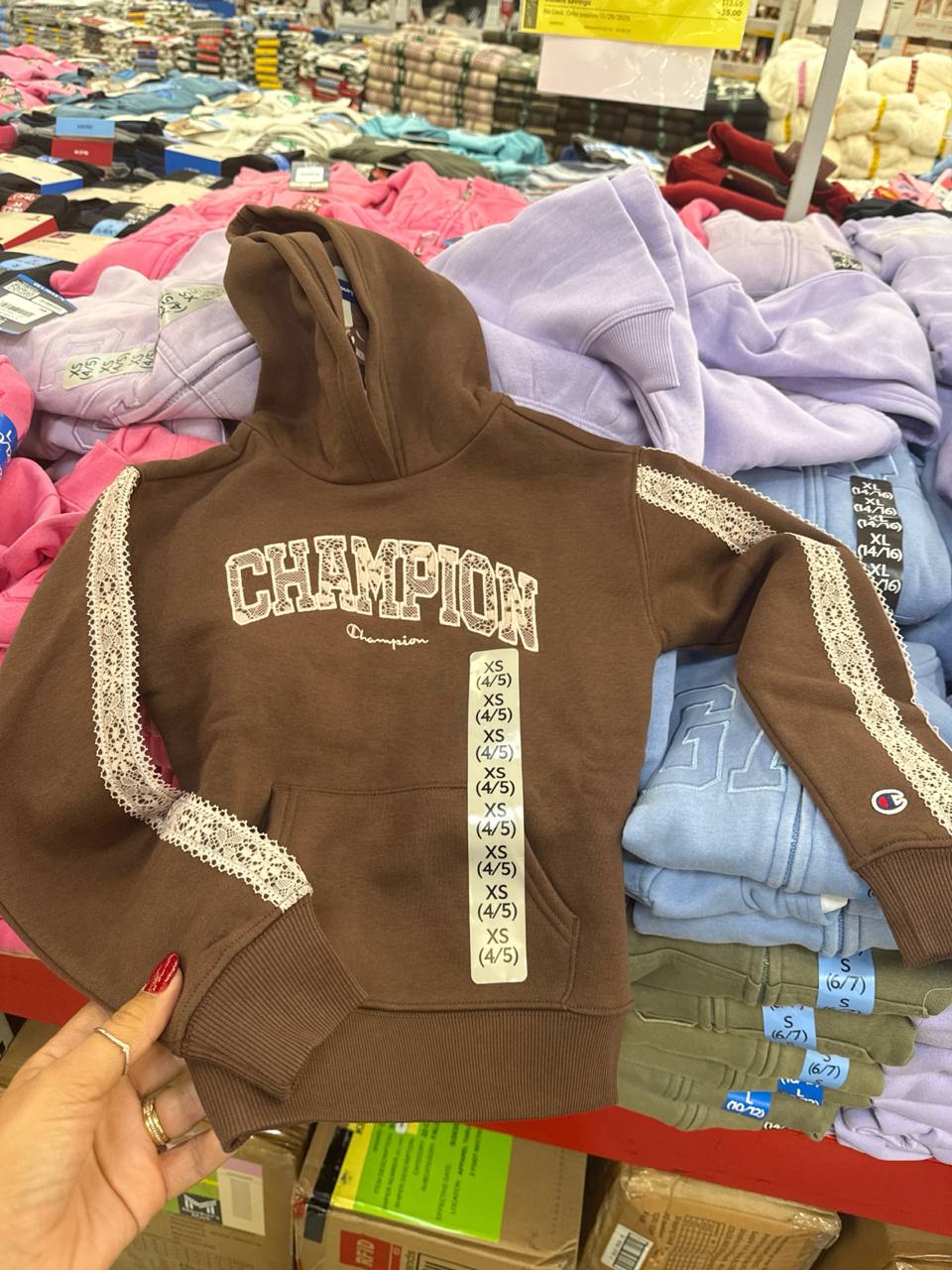 blusa com capuz  e fleece Champion