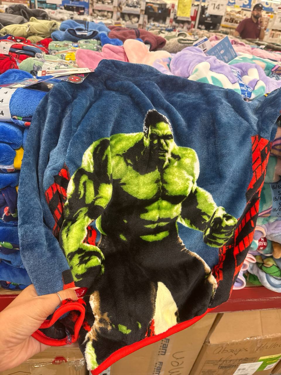Blusa de plush com zíper 3/4