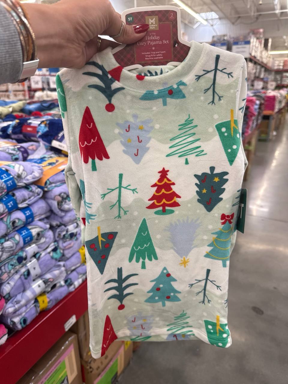 conjunto     2 peças com  fleece  Holiday