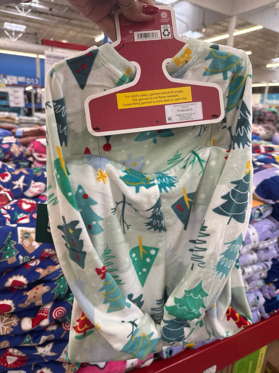 conjunto     2 peças com  fleece  Holiday