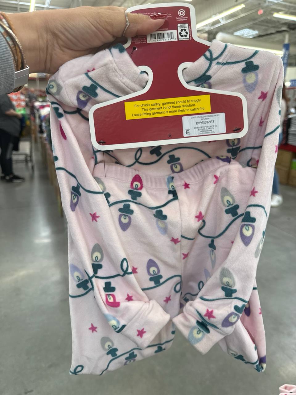conjunto     2 peças com  fleece  Holiday