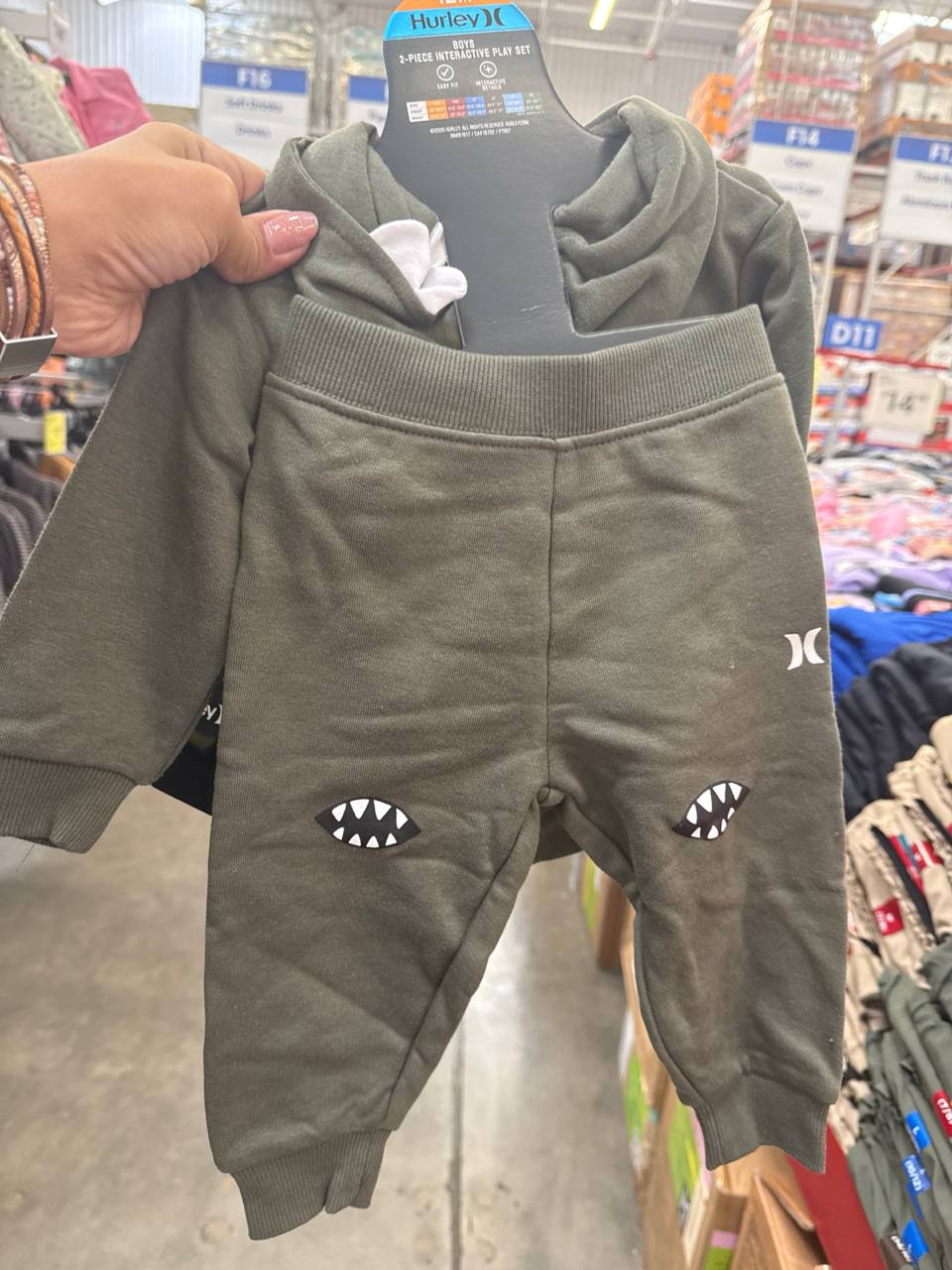 conjunto Hurley     2 peças sem fleece