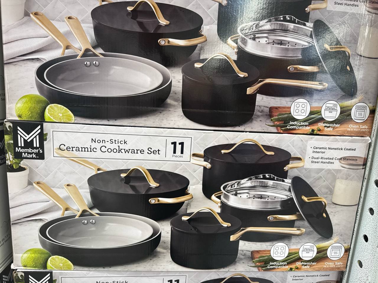 Jg de panelas 11pcs cerâmicas MENBERS Mark