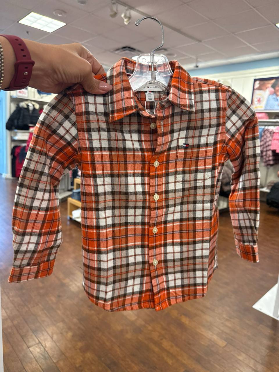 Camisa manga longa  flanelada