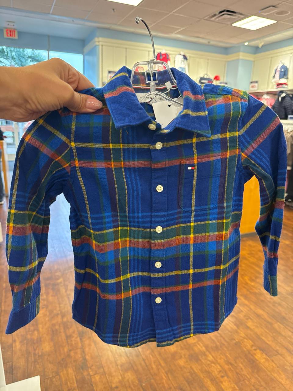 Camisa manga longa  flanelada