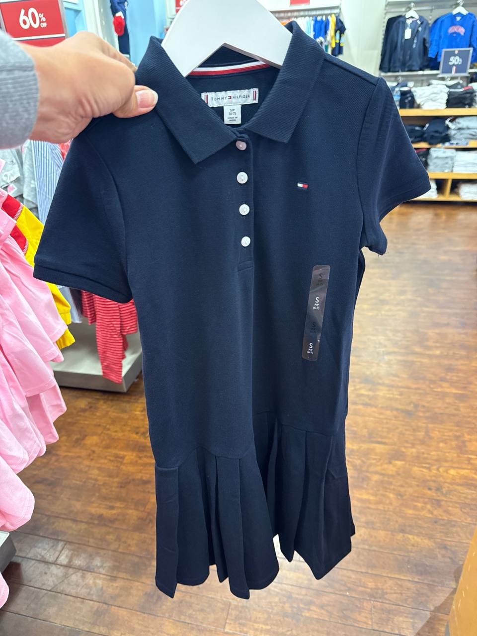 vestido polo com  manga  curta