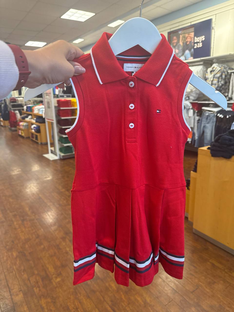vestido polo sem manga