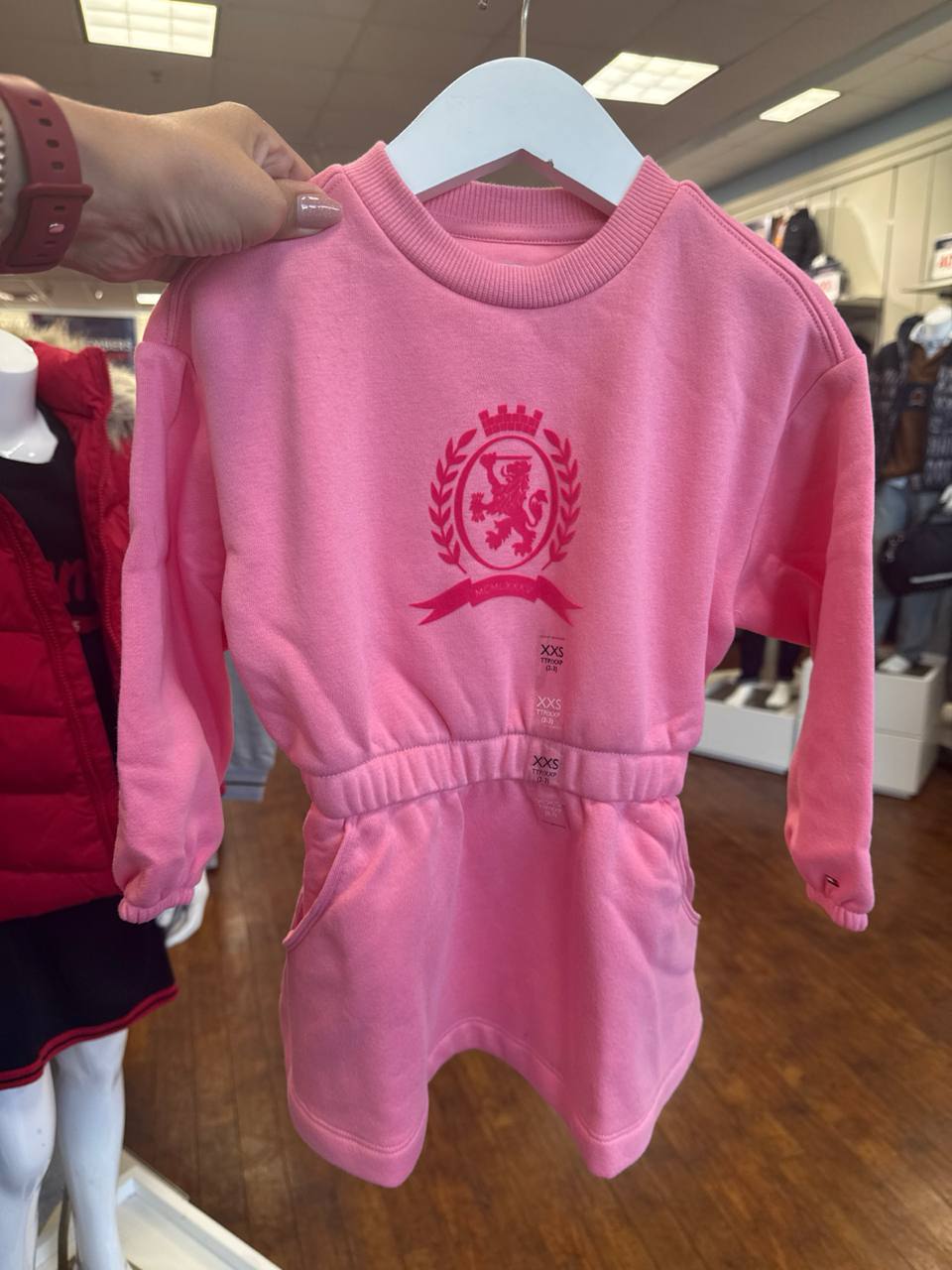 vestido   com fleece