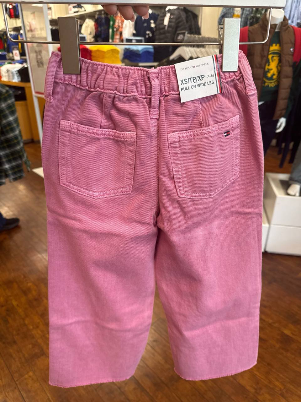 calça jeans pull on Wide Leg