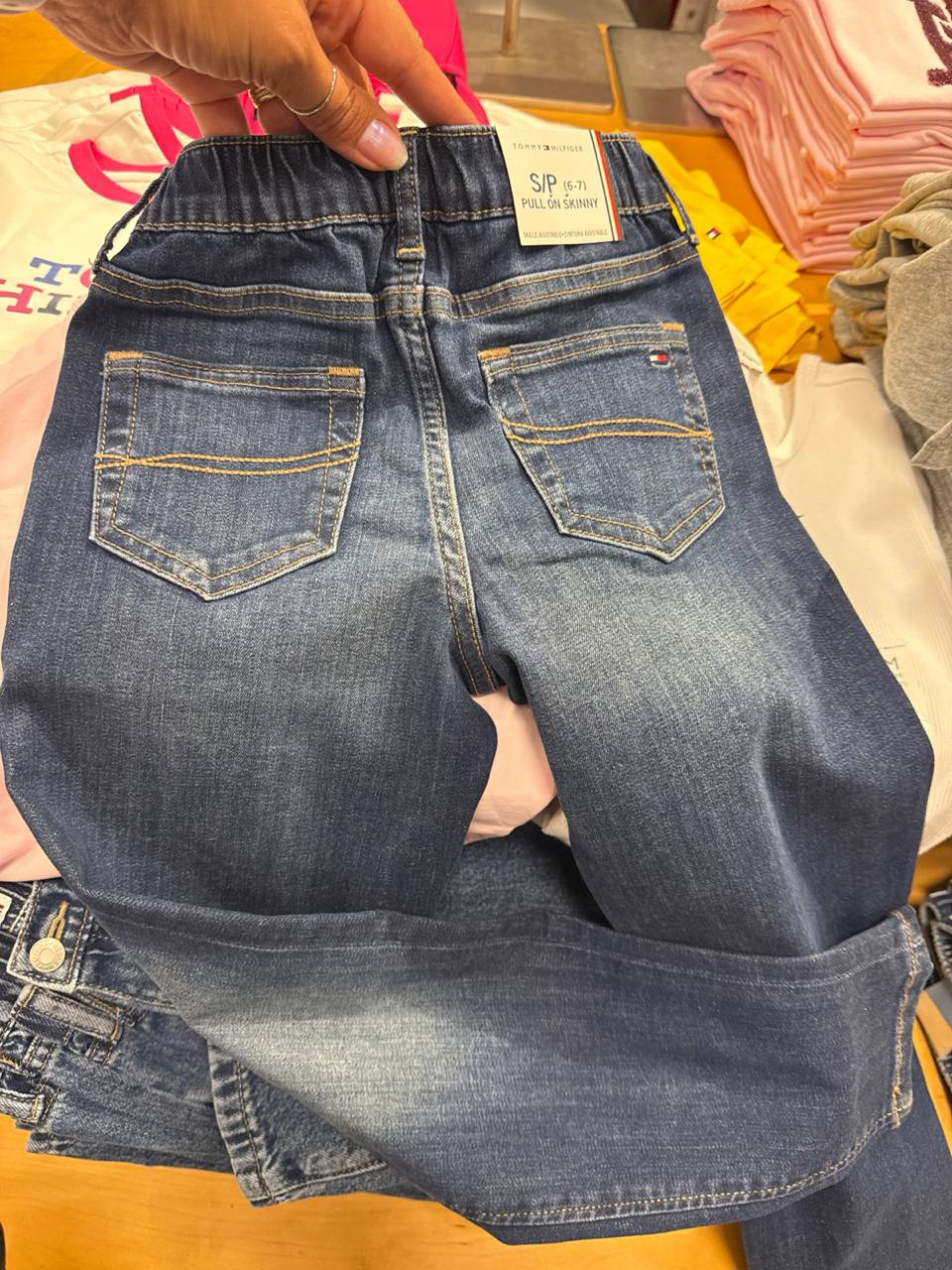 calça jeans pull on Skinny