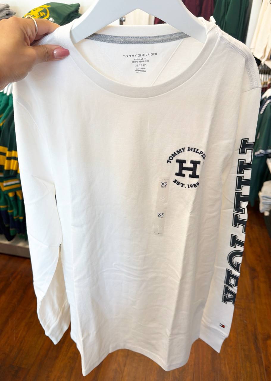 Camiseta Regular Fit Manga Longa