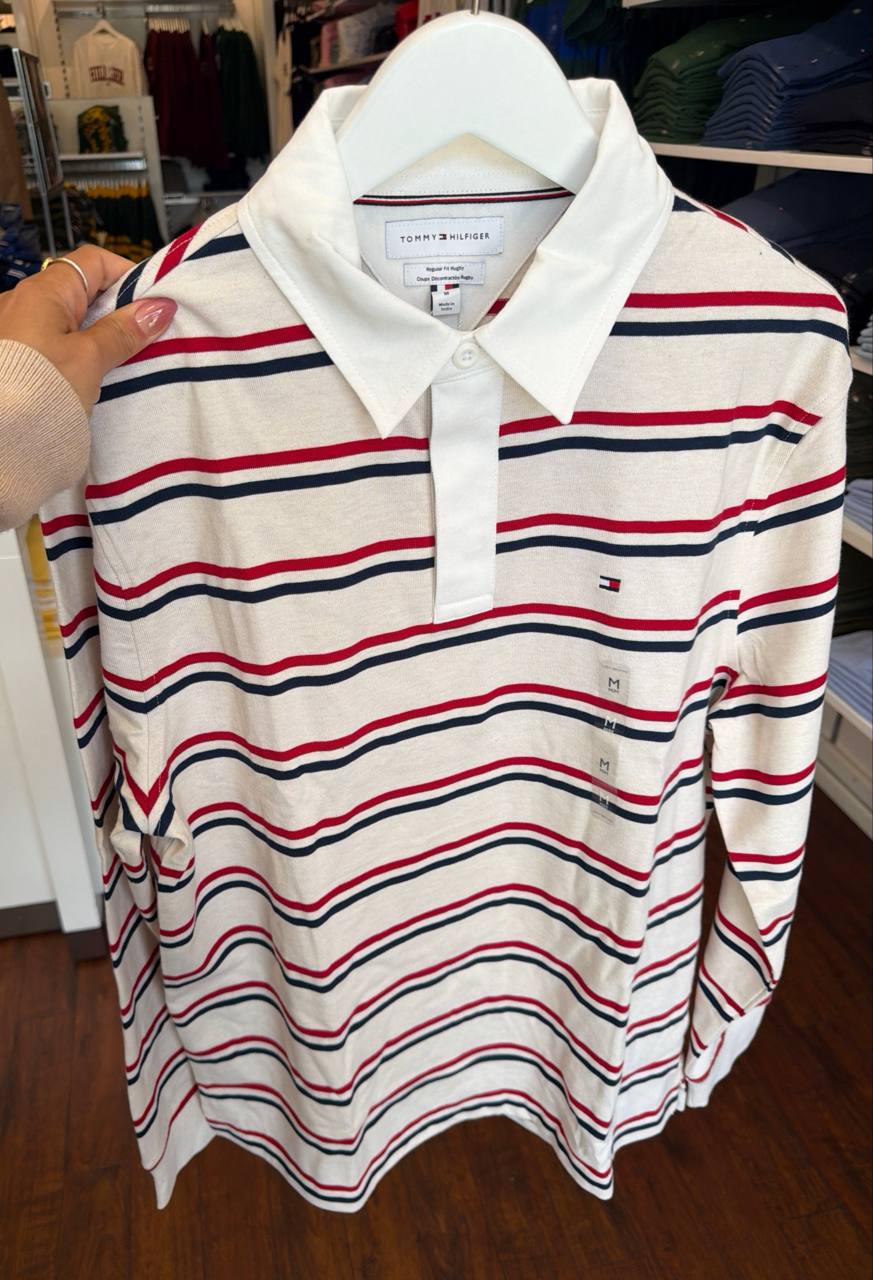 Polo Regular Fit Manga Longa