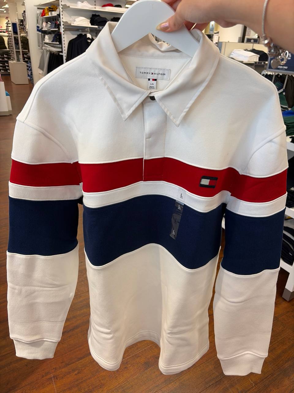 Blusa Polo manga longa