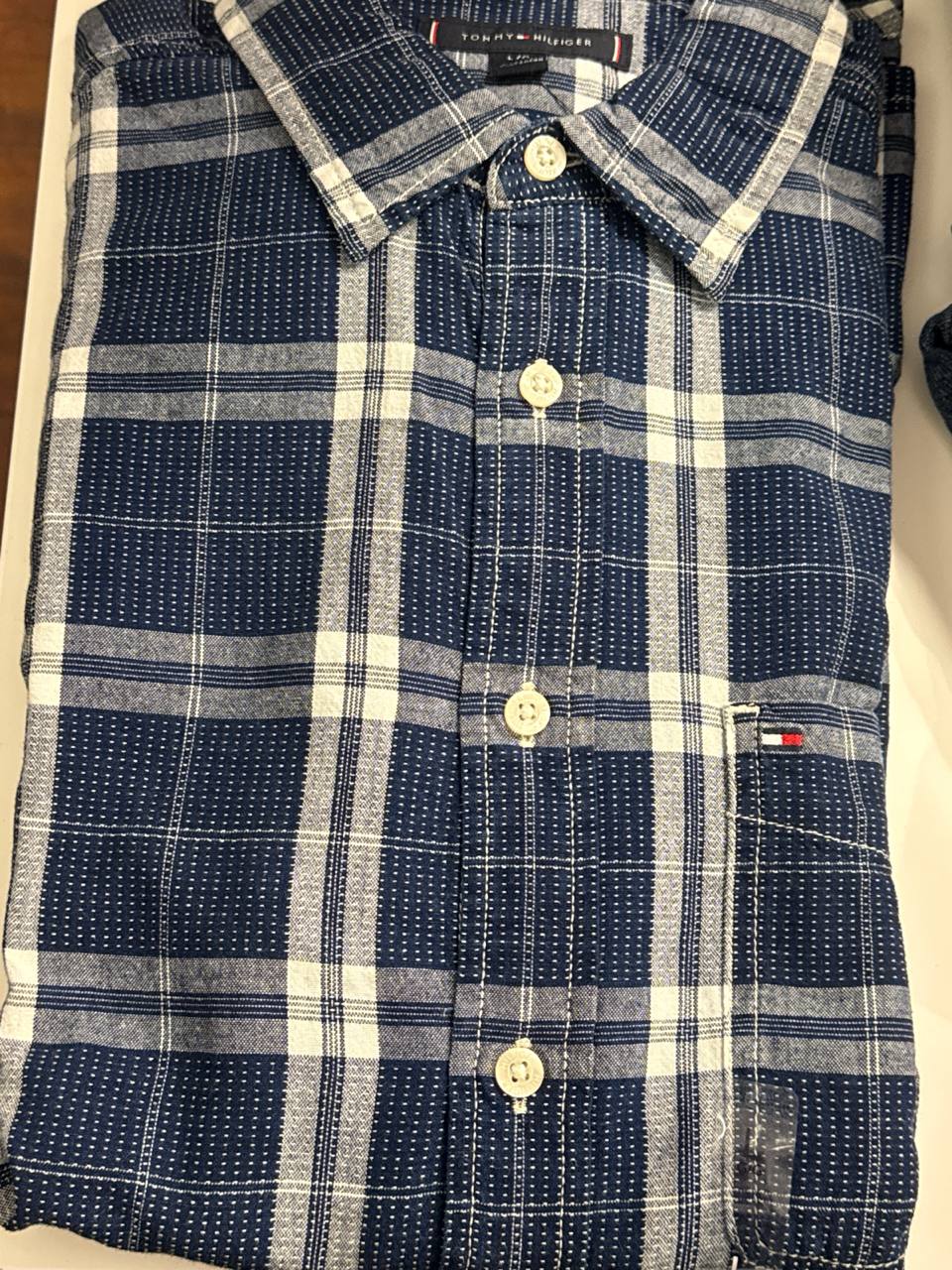 camisa manga longa regular oxford
