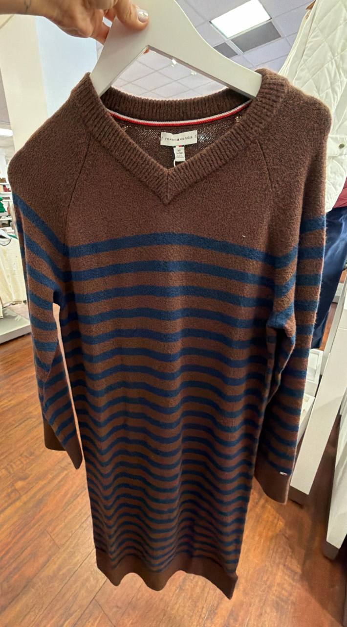 Vestido longo de linha