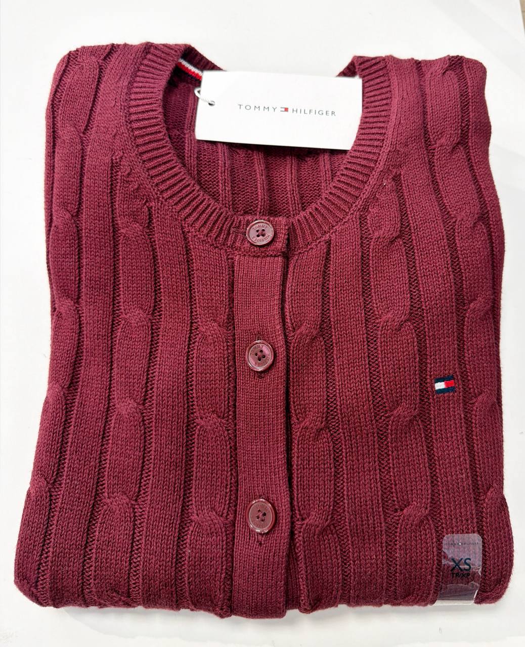 cardigan  tricot trançado manga longa