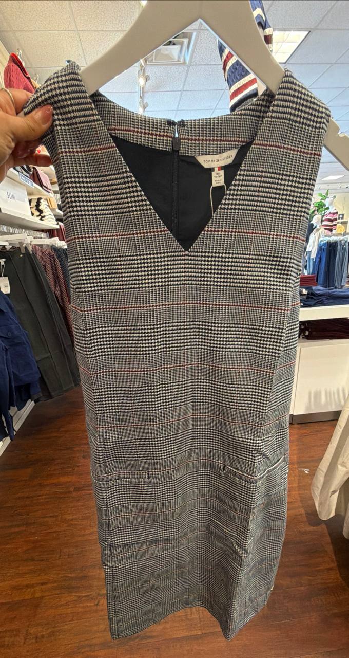 vestido gola V