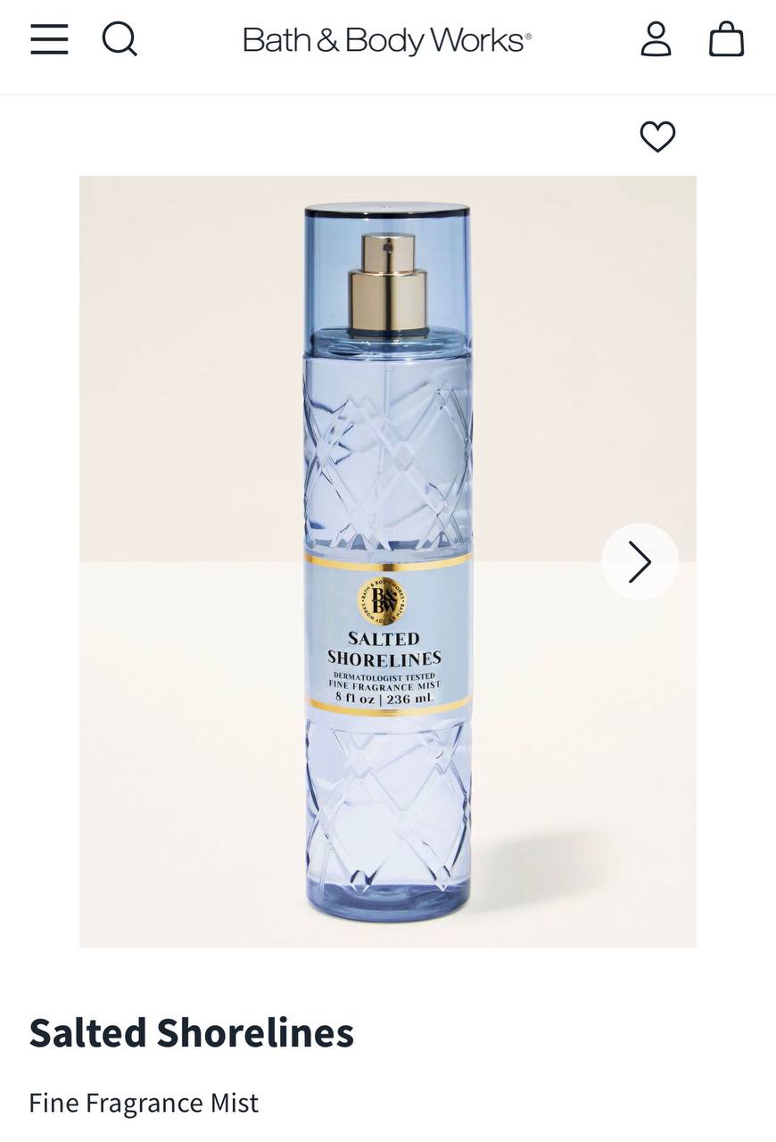 BODY SPLASH SALTED SHORELINES BBW