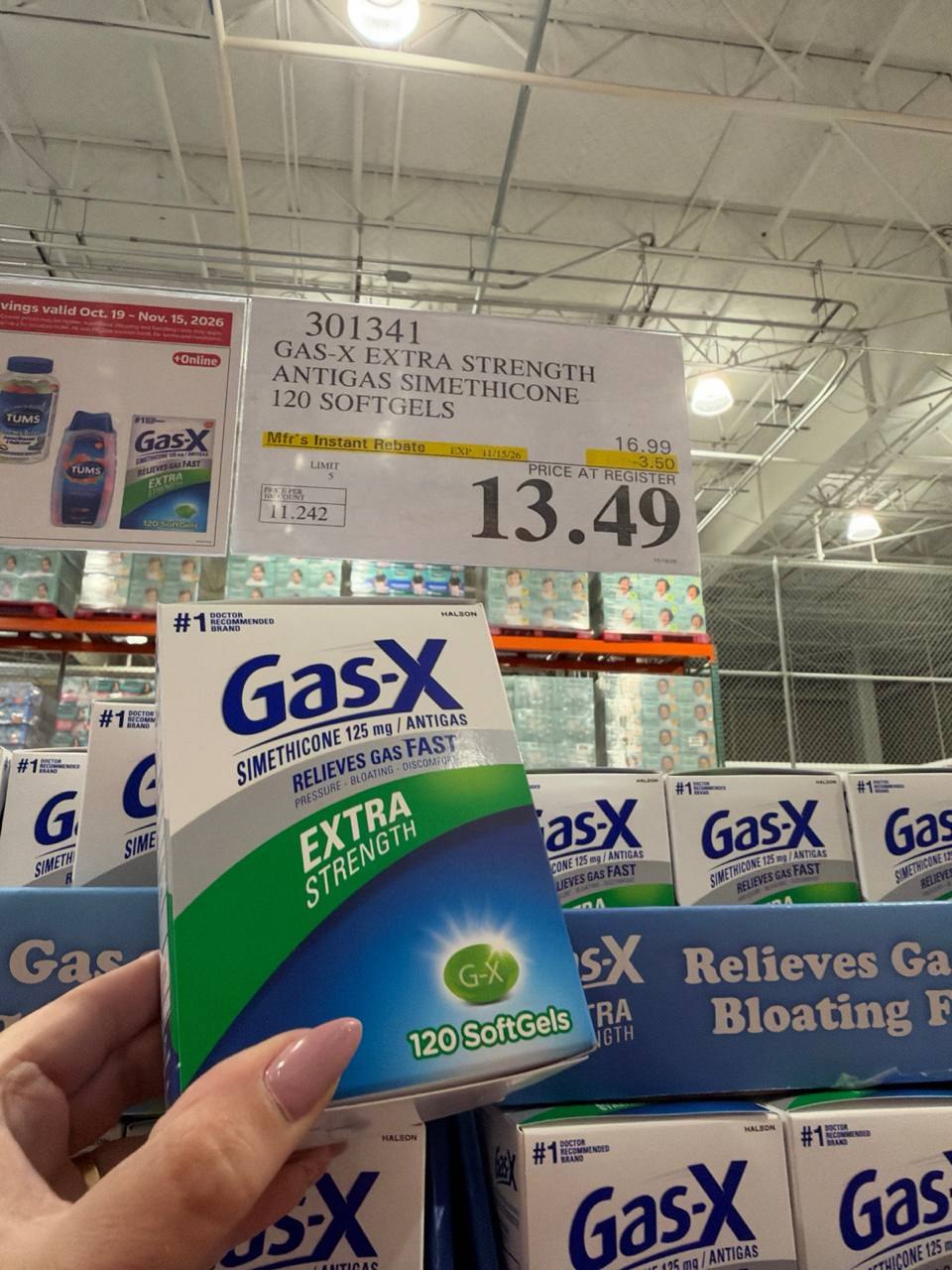 Costco - Gas-X Simethicone