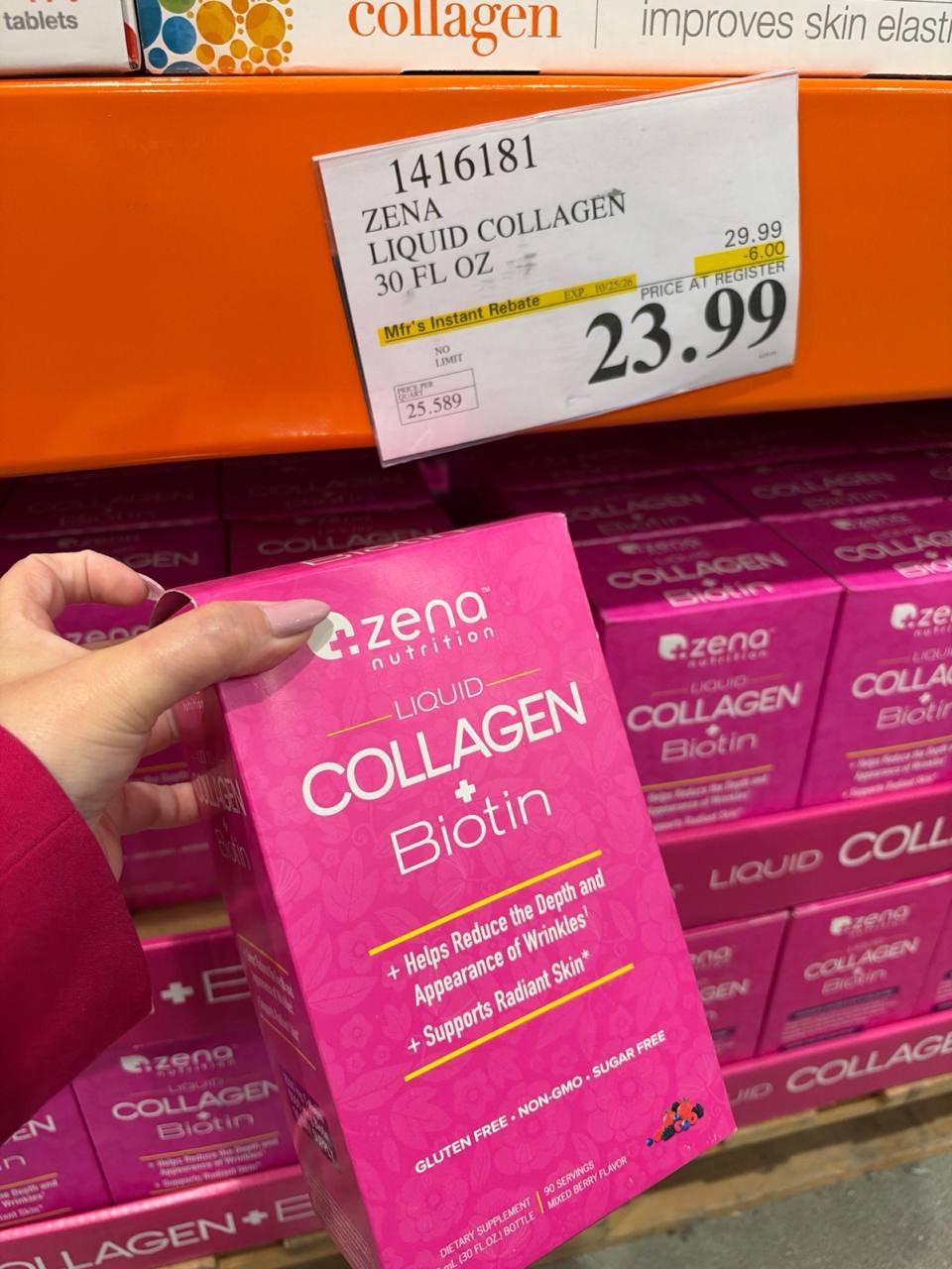 Costco - Zena Liquid Collagen + Biotin