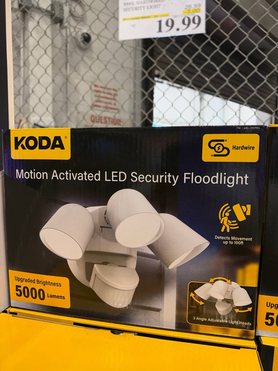 Costco - Koda Motion Actived Led Security Floodlight