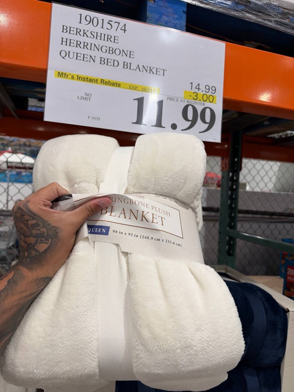 Costco - Berkshire Queen Blanket