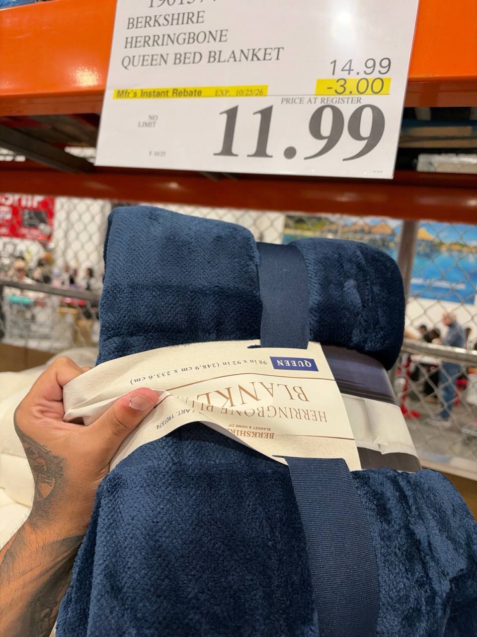 Costco - Berkshire Queen Blanket
