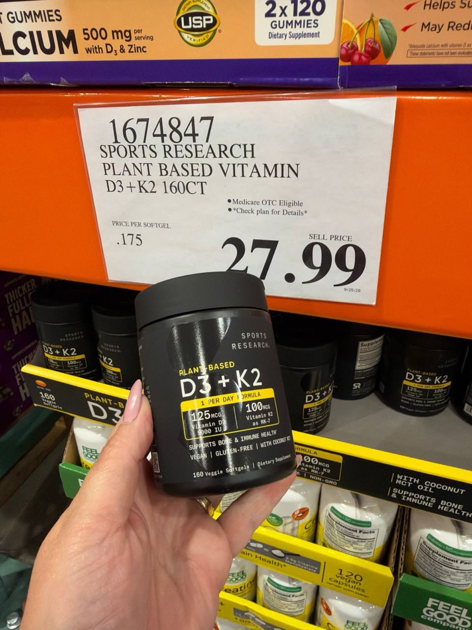 Costco - Sport Research Plant Based Vitamin