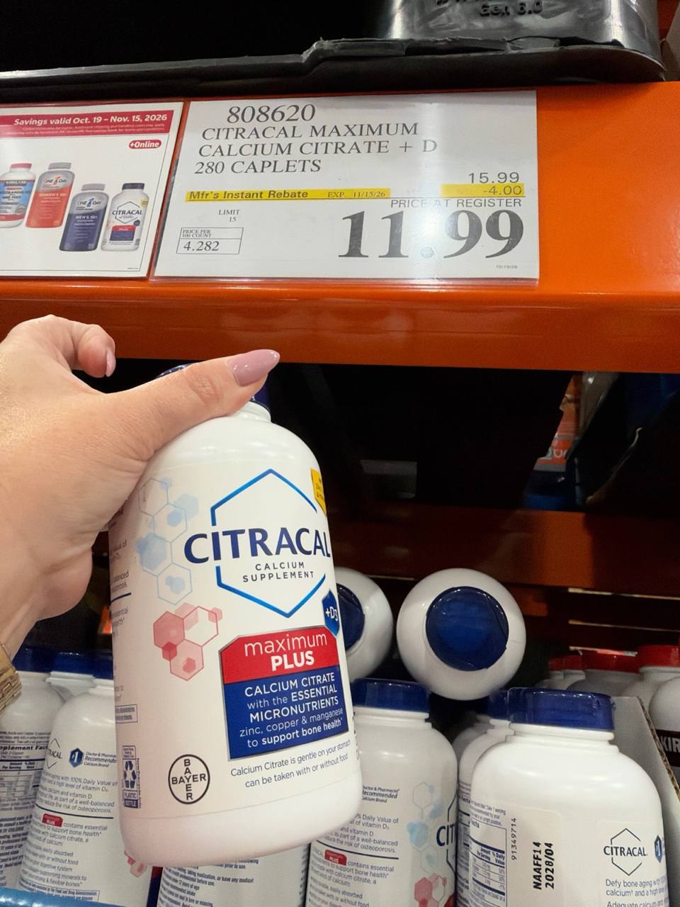 Costco - Citracal Calcium Citrate