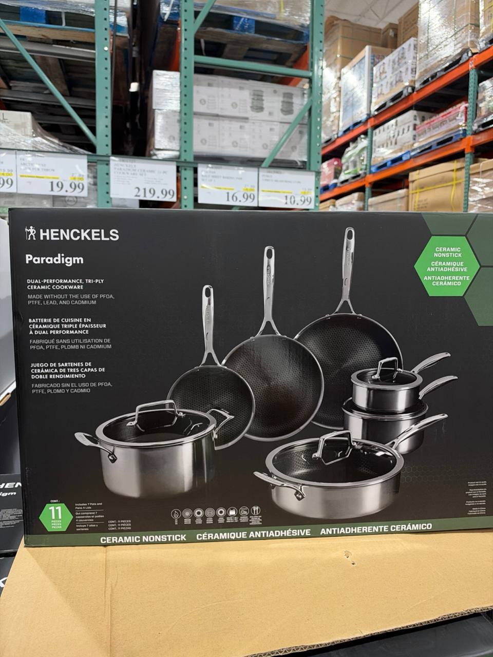 Costco - Henckles Paradigm Ceramic Cookware