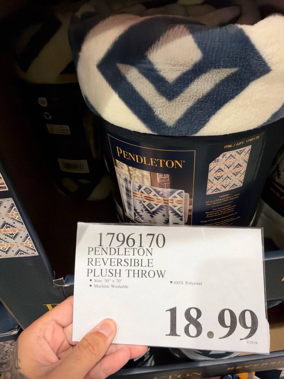 Costco - Pendleton Reversible Plush Throw