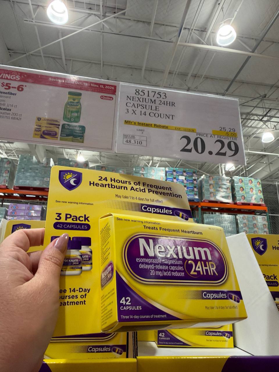 Costco - Nexium 24HR Capsule