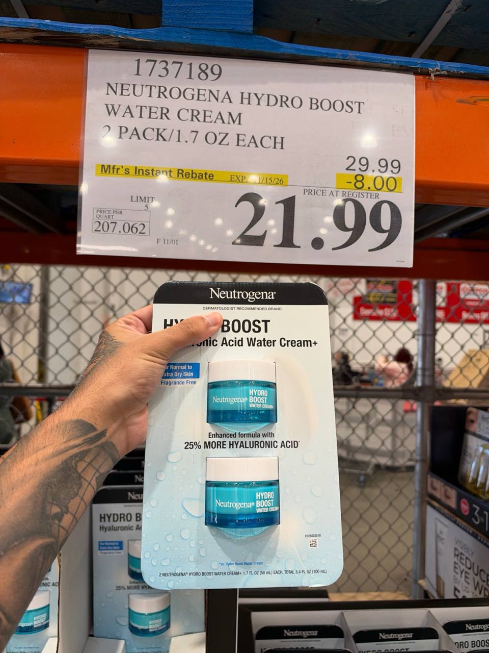 Costco -  Neutrogena Hydro Boost