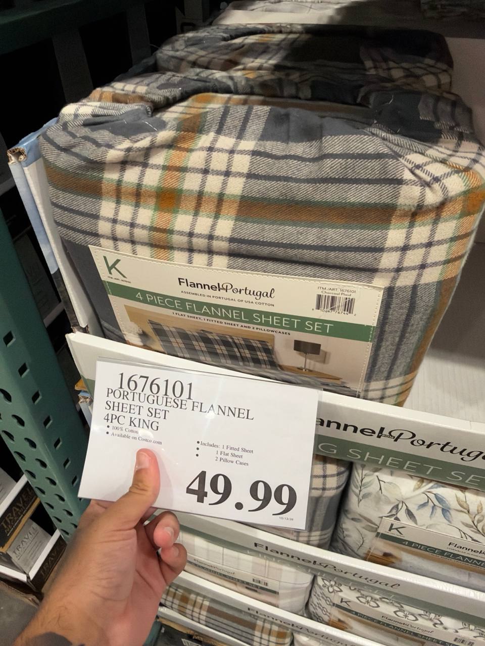 Costco - Portuguese Flannel Sheet Set 4Pc King