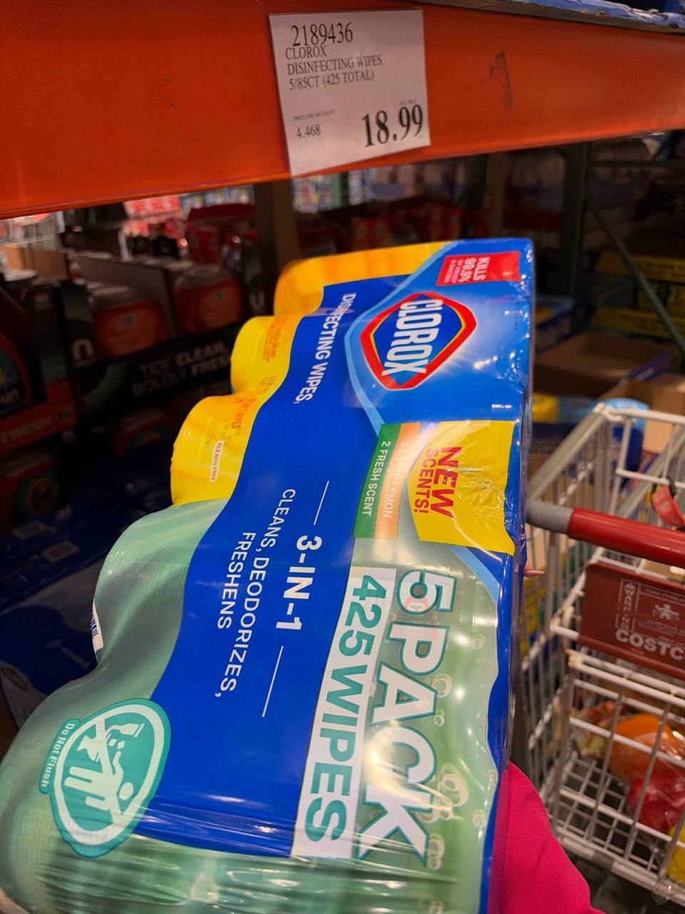 Costco - Clorox Disinfecting Wipes