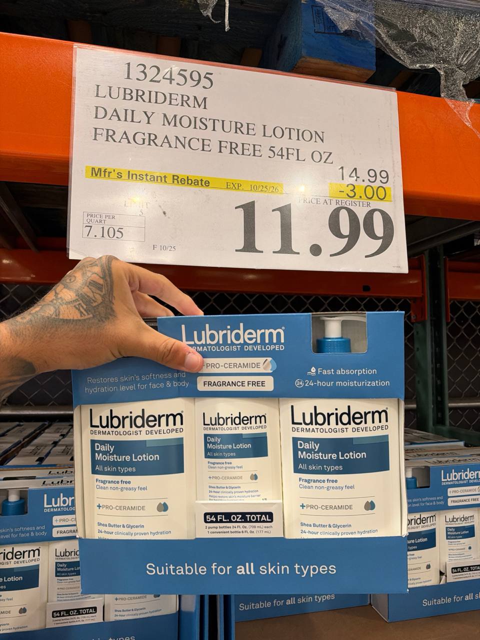 Costco -  Lubriderm Daily Moisture Lotion