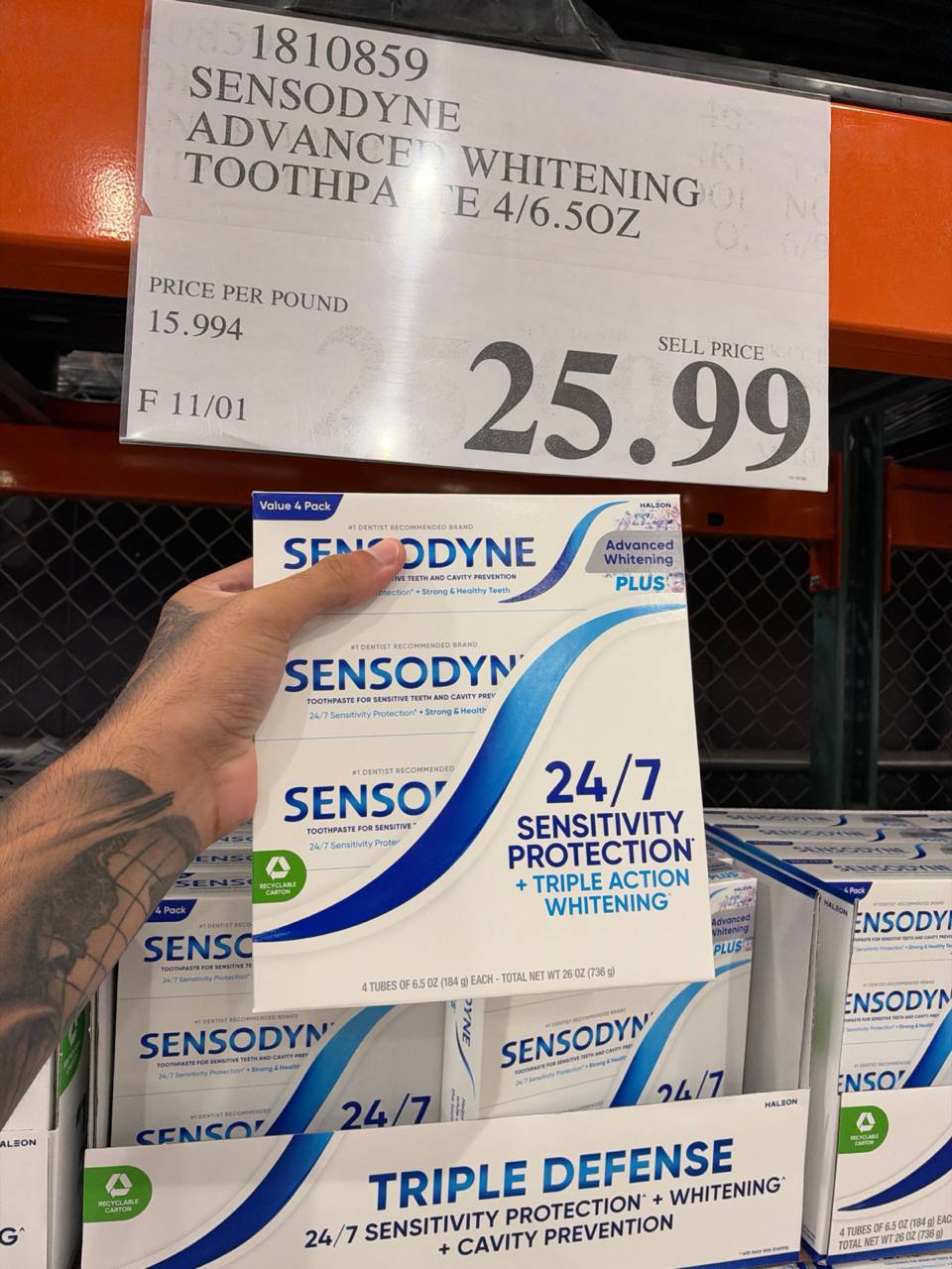 Costco -  Sensodyne Toothpaste