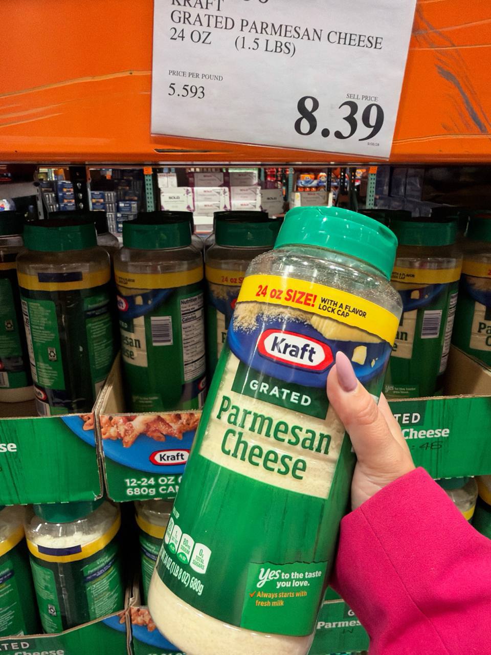 Costco - Kraft Grated  Parmesan Cheese