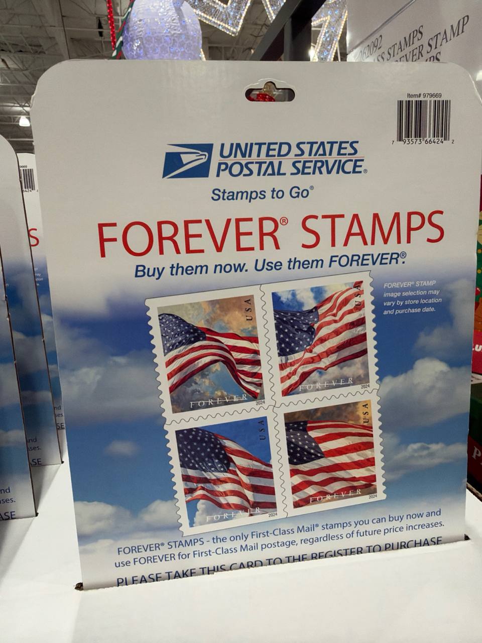 Costco - Forever Stamps