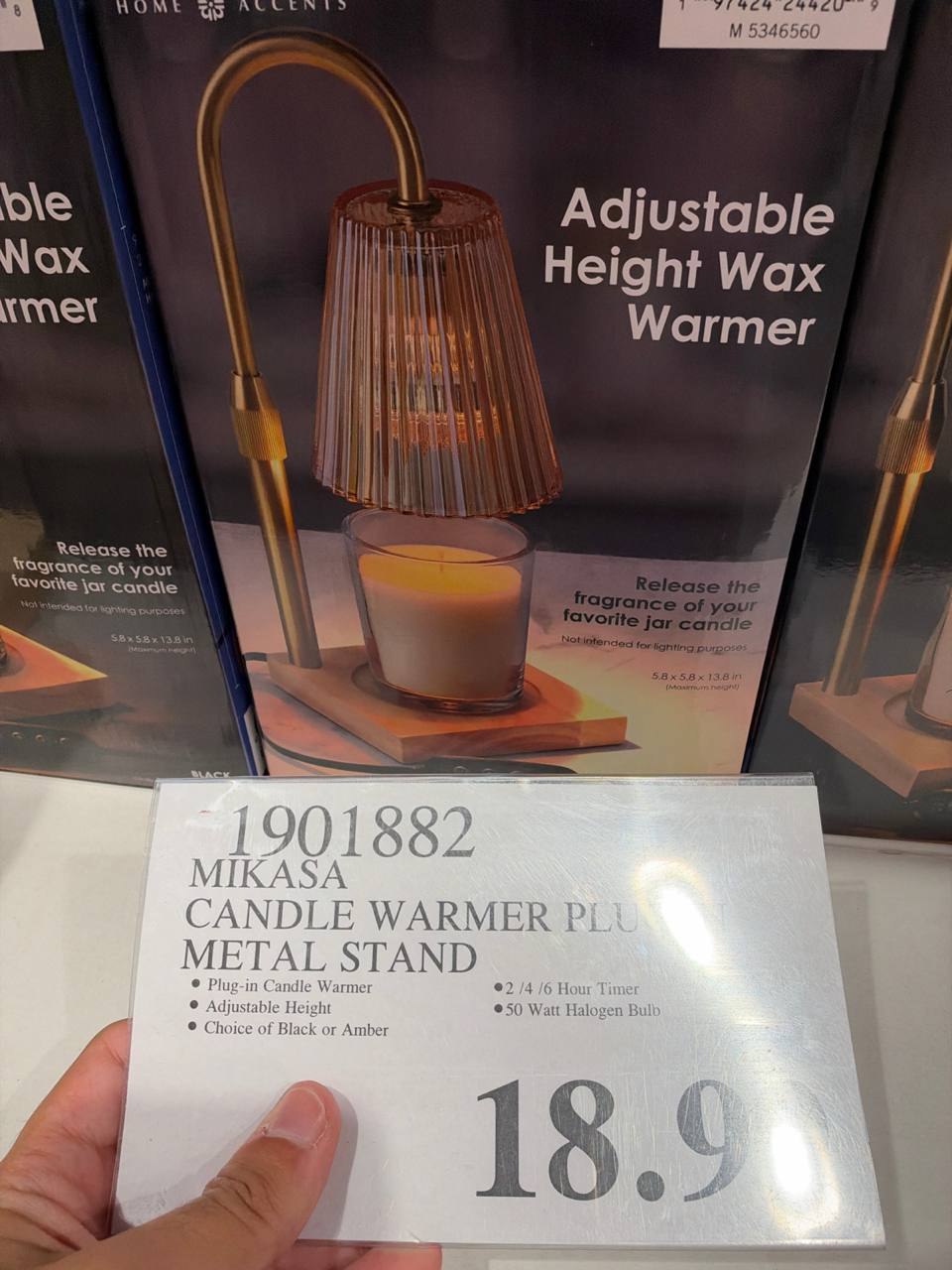 Costco - Mikasa Candle Warmer Plug In Metal Stand
