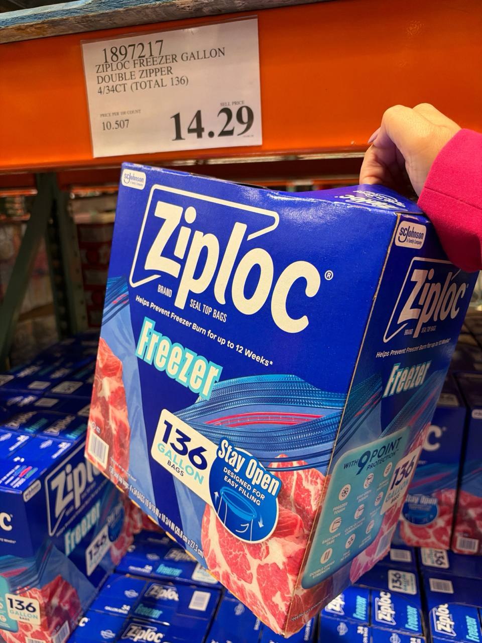 Costco - Ziploc Freezer
