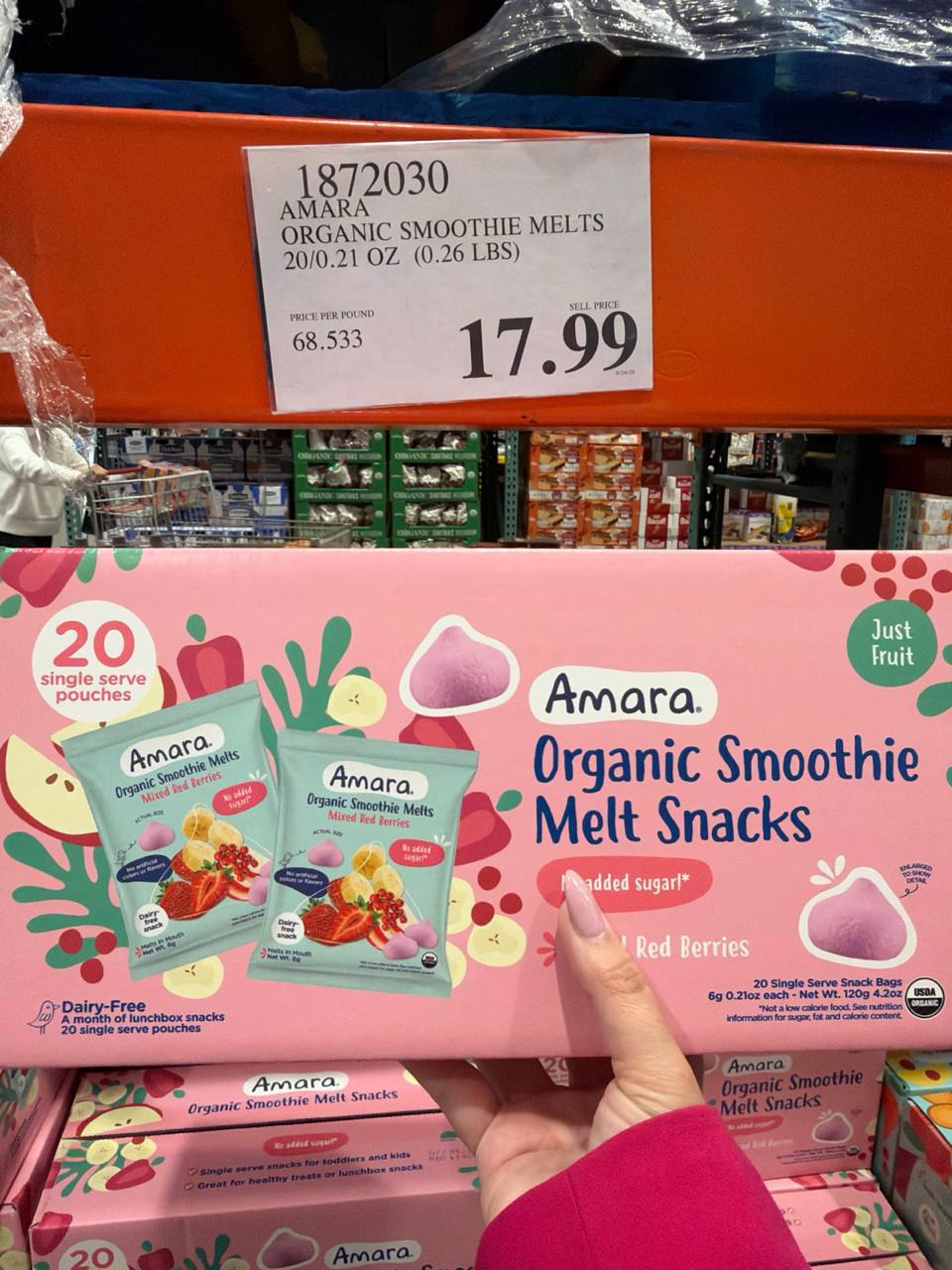 Costco - Organic Smooth Melt Snacks